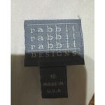 VTG Chic Rabbit‎ Rabbit Rabbit Designs Cottage core Tropical Floral Dress USA 10 Photo 2