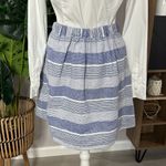 Gap • linen blend stripe mini skirt Photo 5