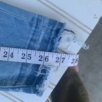 ZARA Woman light wash distressed mid rise skinny jeans size 6 Photo 8