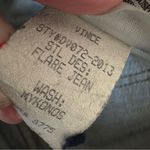 Vince Flare Low Rise Jeans in Mykonos Wash Distressed Size 28 Photo 13