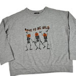 Gray Halloween Graphic Sweatshirt Size XXL Photo 0