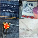 Hudson Jeans Women's 2 Button Skinny Low Rise Flap Pocket Dark Wash Jean Size 26 Photo 9