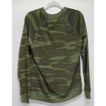 Alternative  Sweater Womens Size Medium Crew Neck Green Camouflage‎ Photo 1