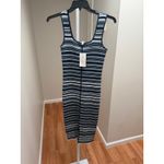 Design History NEW NWT Striped Rib-Knit Tank Dress Blue size Medium Photo 4