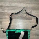 Ann Taylor  Green Snakeskin Clutch with Strap NWT Photo 3