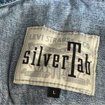 Levi's Jeans SilverTab Vintage Inspired Cotton Denim Overalls Women's Size L Photo 3