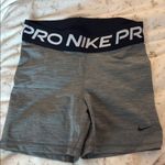 Nike Women's Black and Gray Pro Bike Shorts Photo 0