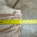 Elegant Cream Satin Slip Dress Size XXL Photo 6