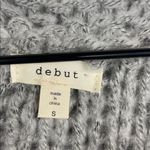 Debut  Chunky knit cowl neck gray relaxed fit sweater size Small Photo 5