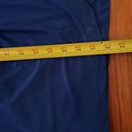 Hailey Logan Adrianna Papell Blue One shoulder Knit Evening Gown Womens Size 7/8 Photo 7