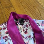 Victoria's Secret  Vintage Floral Satin Kimono Robe XS/S Purple Short Y2K belted Photo 3