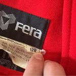 FERA Wool Blend Ski Bib Size 12R Red Photo 2