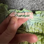 Papaya Green and Blue Y2K Ruched Babydoll Top Size XS/Small Photo 3