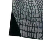 Diane Von Furstenberg  DVF Emma Nightfall‎ Silver Black Pencil Skirt Size 8 Photo 3