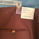 Calvin Klein Brown Dress Pants with Tailored Silhouette Photo 3