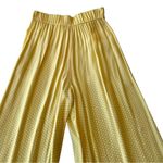 ZARA  Yellow Polka Dot Palazzo Pants Photo 10