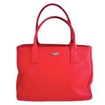 Kate Spade Coral Perforated Pebbled Leather ‘York Street Noel Rue’ Tote Photo 9