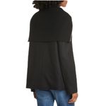 Judith and Charles Wool Blend Coat Black Double Breasted Peacoat Size 6 NWT Photo 2