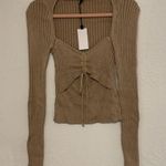 NWT The Astr The Label Cortana Sweater Size Small Tan Photo 4