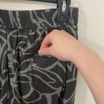 Gap green floral print tapered leg elastic waist track pants size XS Photo 5