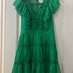 Lena Green Ruffled Fit and Flare Dress (from boutique) Photo 0