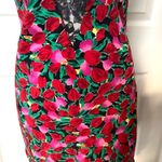 Victoria's Secret Victoria Secret gold label pink and red rose floral print slip dress Photo 7