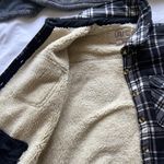 Flannel Jacket Black Size M Photo 2