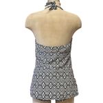 Tropical Escape  Swimdress One Piece Swimsuit Swim Dress White Black 16 Photo 1