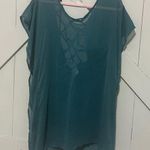 Kona Sol Teal Women's swim cover-up top Photo 0