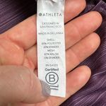 Athleta EUC- Purple Striped Conscious Crop Top size S Photo 4