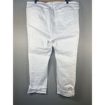 Torrid  Crop Boyfriend Straight Vintage Stretch Mid Rise Jeans Size 18 Distressed Photo 5