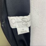 Jessica Simpson  Black Halter Blouson Dress with Silver Necklace Detail 6 Photo 6