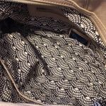 Moda Luxe Beige Satchel Crossbody Bag Purse Photo 4