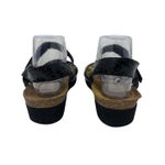 Women’s Naot Kayla Black Croc Embossed Comfort Sandal 41/10 Photo 2