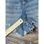 American Eagle 90s Highest Rise Boyfriend Denim Shorts‎ Size 8 Frayed Hem Beach Blue Photo 8