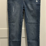 Democracy  AB Technology Distressed Denim Blue Jeans Women's Size 8 Medium Wash Photo 0