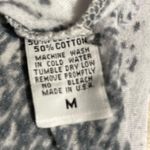 Route 66  T-Shirt - Grey, V-Neck Size:Med - Black/White Like Denim w/ Qtr Sleeves Photo 7