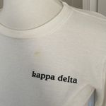 Kappa White Long Sleeve Fitted  Delta T Shirt Photo 4