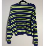 American Vintage  WOMEN'S JUMPER RAXOW PURPLE/YELLOW M/L Photo 4