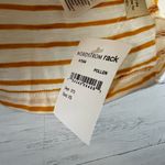 Madewell  NWT Yellow Striped Short Sleeve Tee Shirt Size XS Photo 5