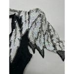 Vintage No Label 80's Sequin Formal Gown. With Slit. Size 0 Photo 6