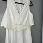 See By Chloe  Embellished Midi Dress White Embroidered Size L EU 40 Photo 5
