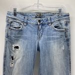 Silver Jeans  Lola distressed lace layered Low rise flare jeans Y2K size 30x33 Photo 2