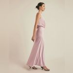 NEW Favorite Daughter Nita Sleeveless Satin Maxi Dress Pastel Lavender 6 Pink Photo 1