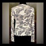 Hippie Rose shades of gray camouflage blouse XL Photo 3