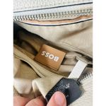 BOSS White Zipper Up Zip Pockets Adjustable Strap Handbag Crossbody Bag Photo 11
