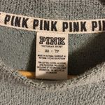 PINK - Victoria's Secret PINK by Victoria Secret teal sweatshirt with logos Photo 3
