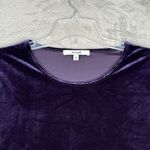 Sympli Shirt Women 12 Purple Velvet Blouse Whimsy Gothic Witchy Dark Fairy Gypsy Photo 3