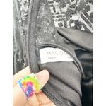 Mac Duggal  9143 Black Embellished High Neck Beaded Mini Dress 6 NWT Photo 4