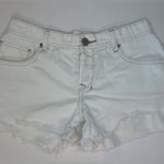 Free People Free‎ People Women’s White Jean Shorts Size 27 Photo 0